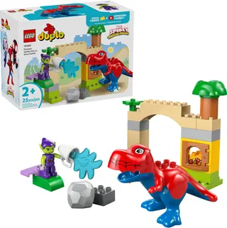 Dinosaurier Spidey-Rex gegen Grüner Kobold