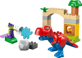 Dinosaurier Spidey-Rex gegen Grüner Kobold