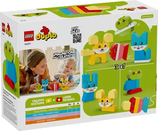3 en 1 Mes premiers animaux de compagnie créatifs et mignons