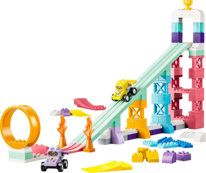 3-in-1 creatieve hellingen met voertuigen