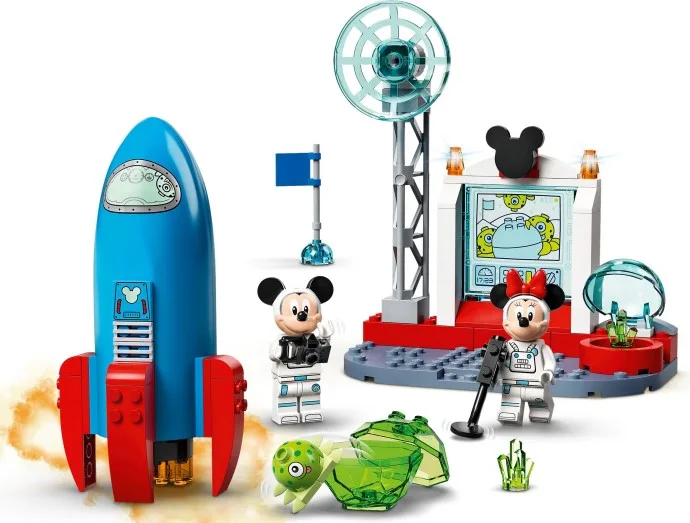 La fusée spatiale de Mickey et Minnie