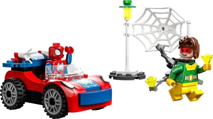 Spider-Mans auto en Doc Ock