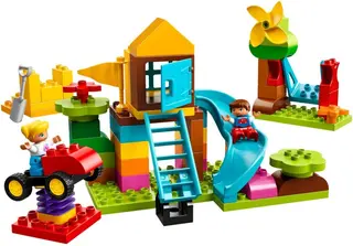 Großer Spielplatz-Bausteinkasten