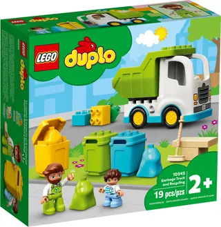Müllwagen und Recycling