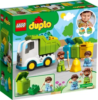 Müllwagen und Recycling
