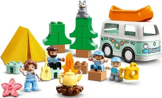Familie kampeeravontuur met de camper