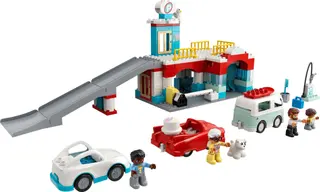 Parking et station de lavage auto