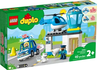 Poste de police et hélicoptère