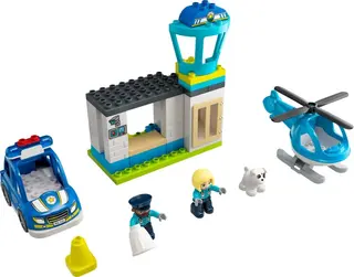 Polizeistation & Hubschrauber