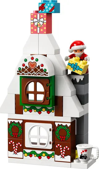 Weihnachtsmanns Lebkuchenhaus