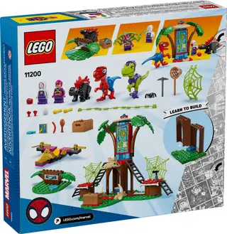 Spideys und Gobbys Raptorenkampf im Baumhaus-Hauptquartier