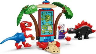 Spideys und Gobbys Raptorenkampf im Baumhaus-Hauptquartier