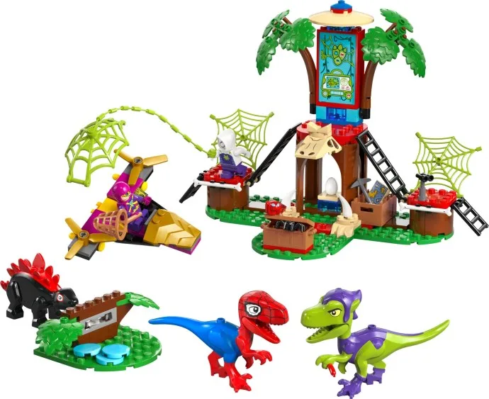 Spideys und Gobbys Raptorenkampf im Baumhaus-Hauptquartier