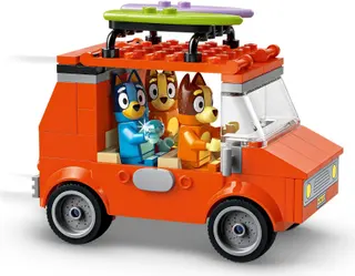 Bluey's strand- en familie-autotrip