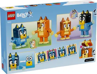 Brick-Built Bluey Family