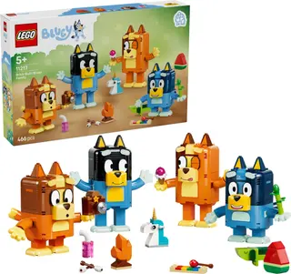 Brick-Built Bluey Family