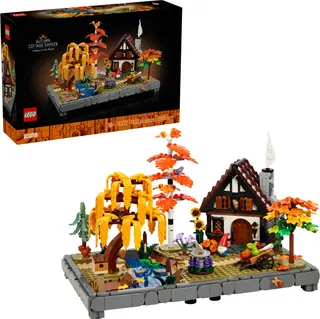 Herbstlicher Cottage-Garten
