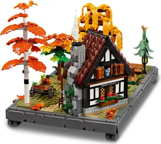 Herbstlicher Cottage-Garten