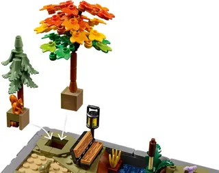 Herbstlicher Cottage-Garten