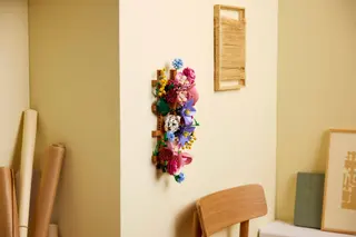 Blumenwand