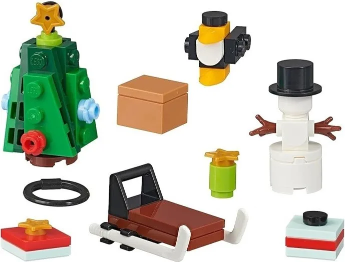 Teile des LEGO Weihnachtsspiele-Buches