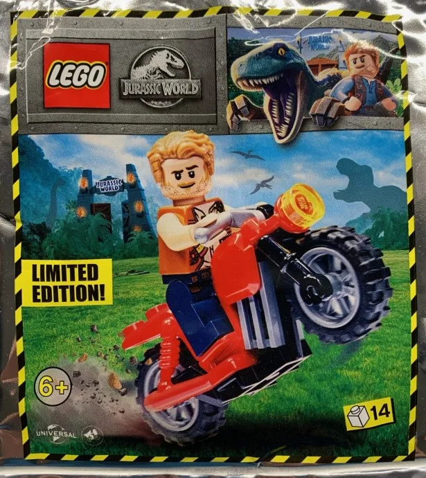 Owen et sa moto rouge