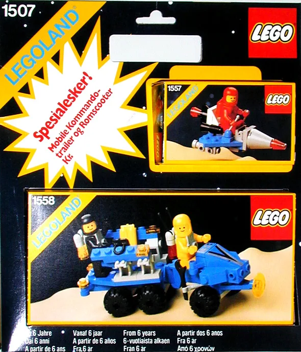 Spezielles Zweier-Set Weltraumpaket