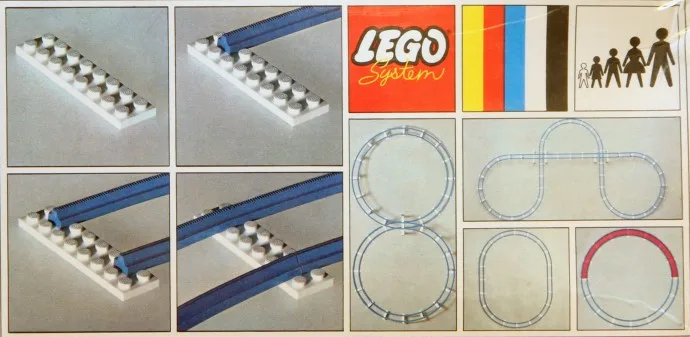 Gebogen treinspoor