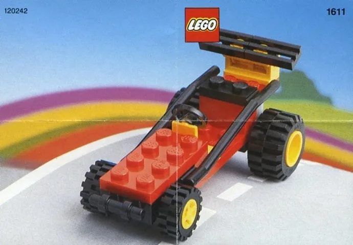 Roter Rennwagen