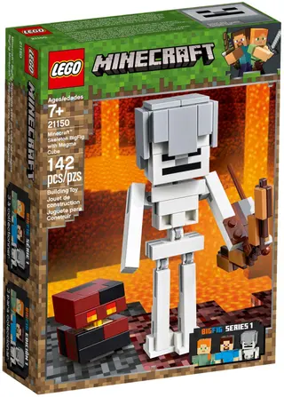 Minecraft-Skelett-BigFig mit Magmawürfel