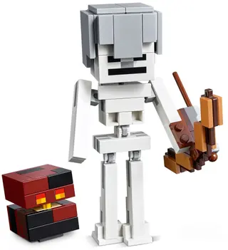 Minecraft-Skelett-BigFig mit Magmawürfel
