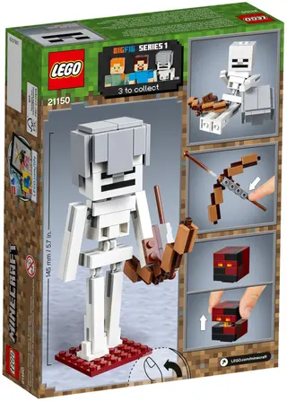 Minecraft-Skelett-BigFig mit Magmawürfel
