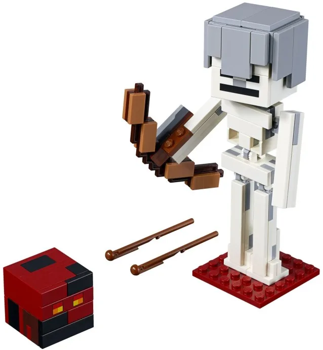 Minecraft-Skelett-BigFig mit Magmawürfel