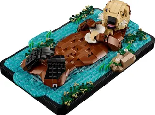 Schwimmende Seeotter