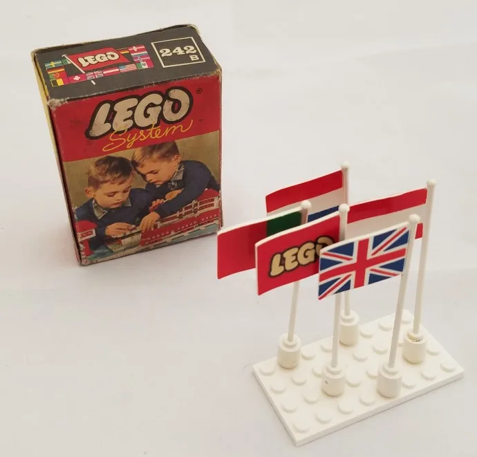 Internationale vlaggen - Groot-Brittannië, Frankrijk, Oostenrijk, Portugal, LEGO