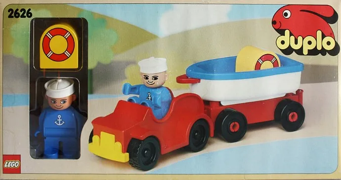 Wohnwagen und Bootsanhänger