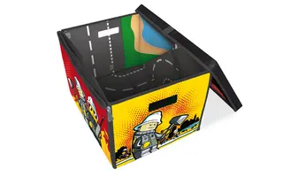 Firefighter ZipBin Large Storage Toy Box