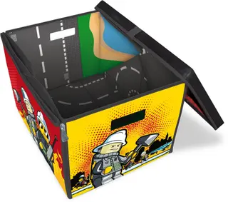 Firefighter ZipBin Large Storage Toy Box