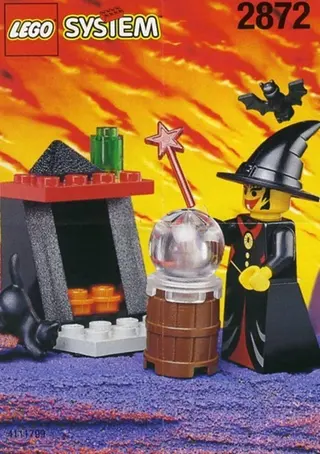 Hexe und Kamin