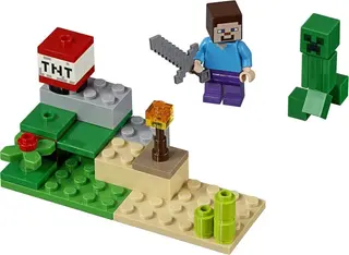 Minecraft Steve und Creeper Set