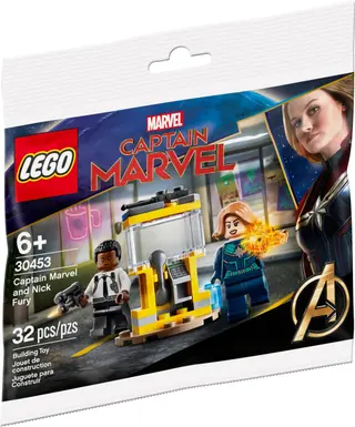 Captain Marvel und Nick Fury