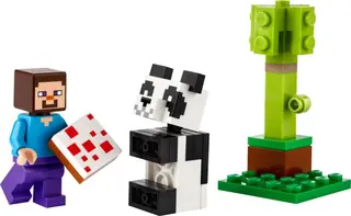 Steve und Baby Panda