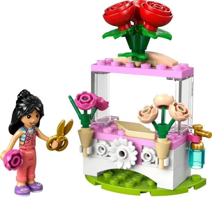 Bloemenstandaard met rozen