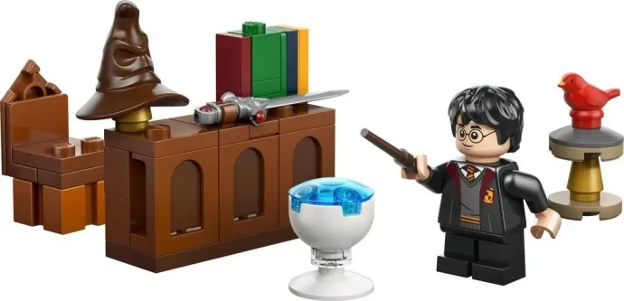Dumbledores Büro mit Harry