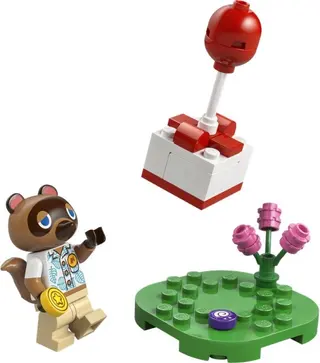 Tom Nook en Flying Present