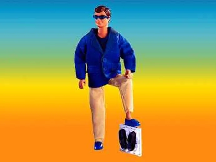 Christian en blazer bleu