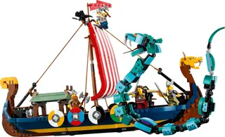 Wikingerschiff und die Midgardschlange