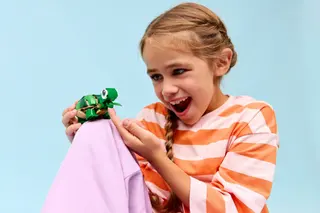 Schildkröte mit einer Seerose