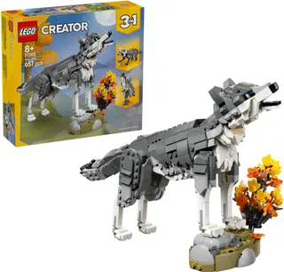 Waldtiere: Grauwolf