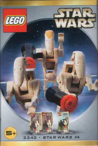 Star Wars n°4 - Commandant droïde de combat et 2 droïdes de combat